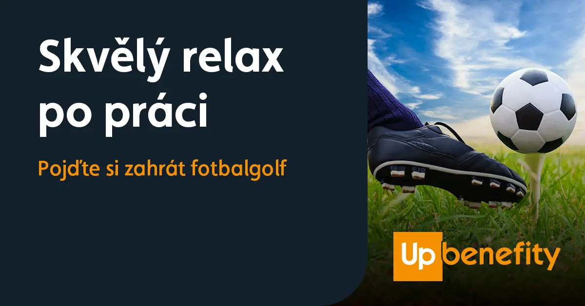 Skvělý relax po práci? Pojďte si zahrát fotbalgolf. 3 Skvělý relax po práci? Pojďte si zahrát fotbalgolf.