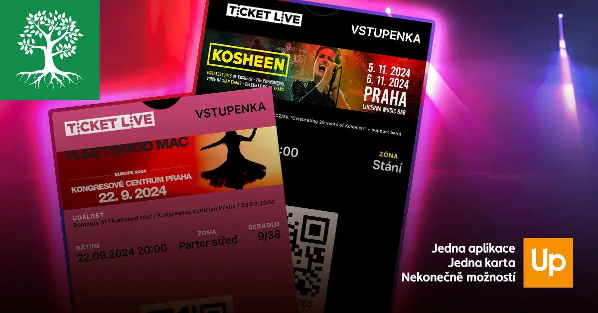 Šetřete přírodu i čas s digitálními vstupenkami od TicketLIVE 22 Šetřete přírodu i čas s digitálními vstupenkami od TicketLIVE