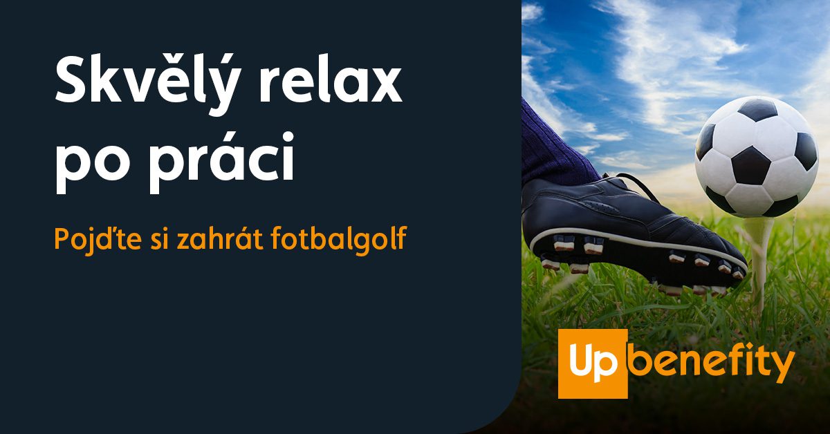 Skvělý relax po práci? Pojďte si zahrát fotbalgolf.
